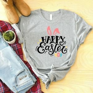 Happy Easter Shirt, Easter Shirt, Cute Easter Shirt, Easter Bunny Shirt